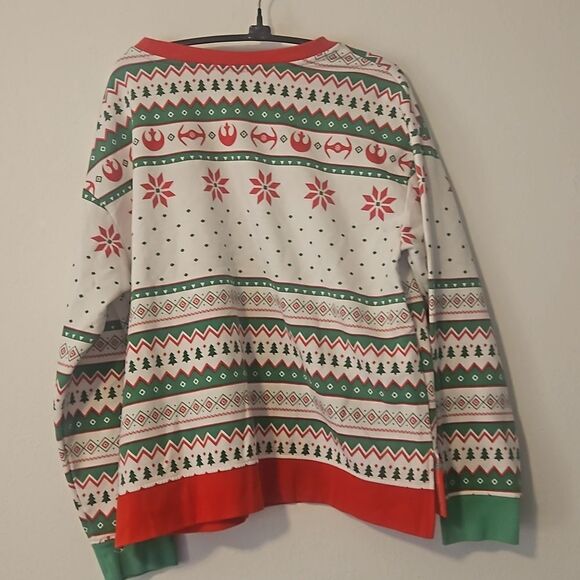 Star Wars Christmas Sweatshirt Darth Vader Storm Troopers Unisex L - Picture 7 of 8